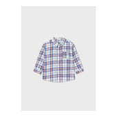 Mayoral Baby Boy Blue and Red Checked Shirt